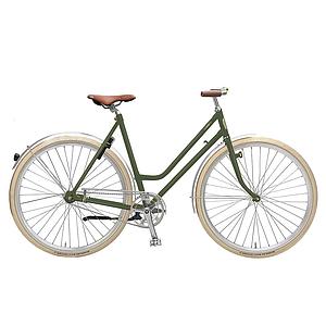 Vigour Moss Green – Sportieve stadsfiets met terugtraprem - Framehoogte Large