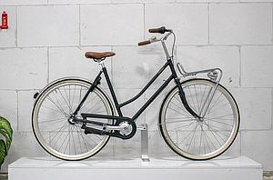 Road Matt Black – Classic ladies city bike 3-speed – Regular framesize