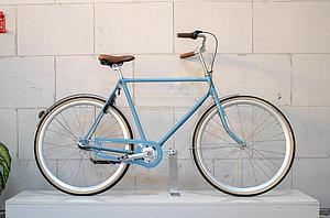 Road Vintage Blue – Classic men's city bike single-speed – Regular framesize