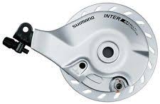 Rollerbrake, zilver, achter incl. componenten